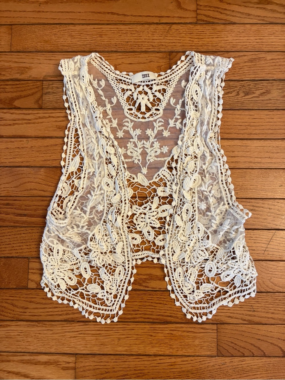 Delicate crochet vest perfect for concerts/festivals